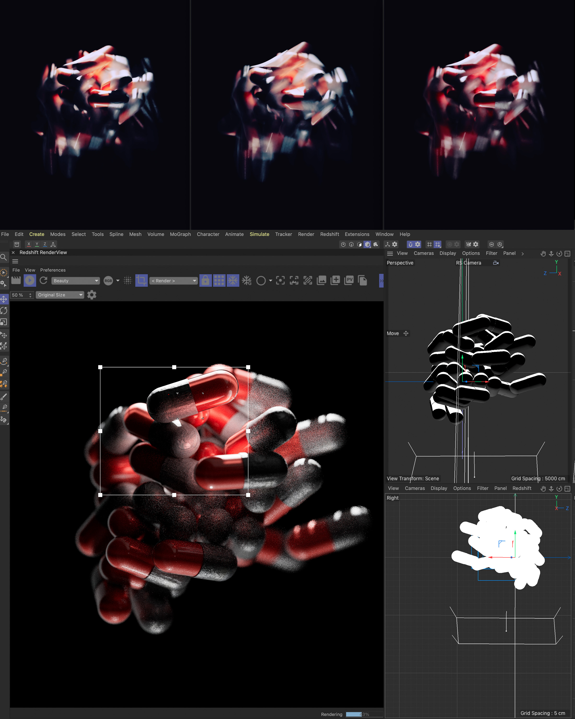 Popping Pills process